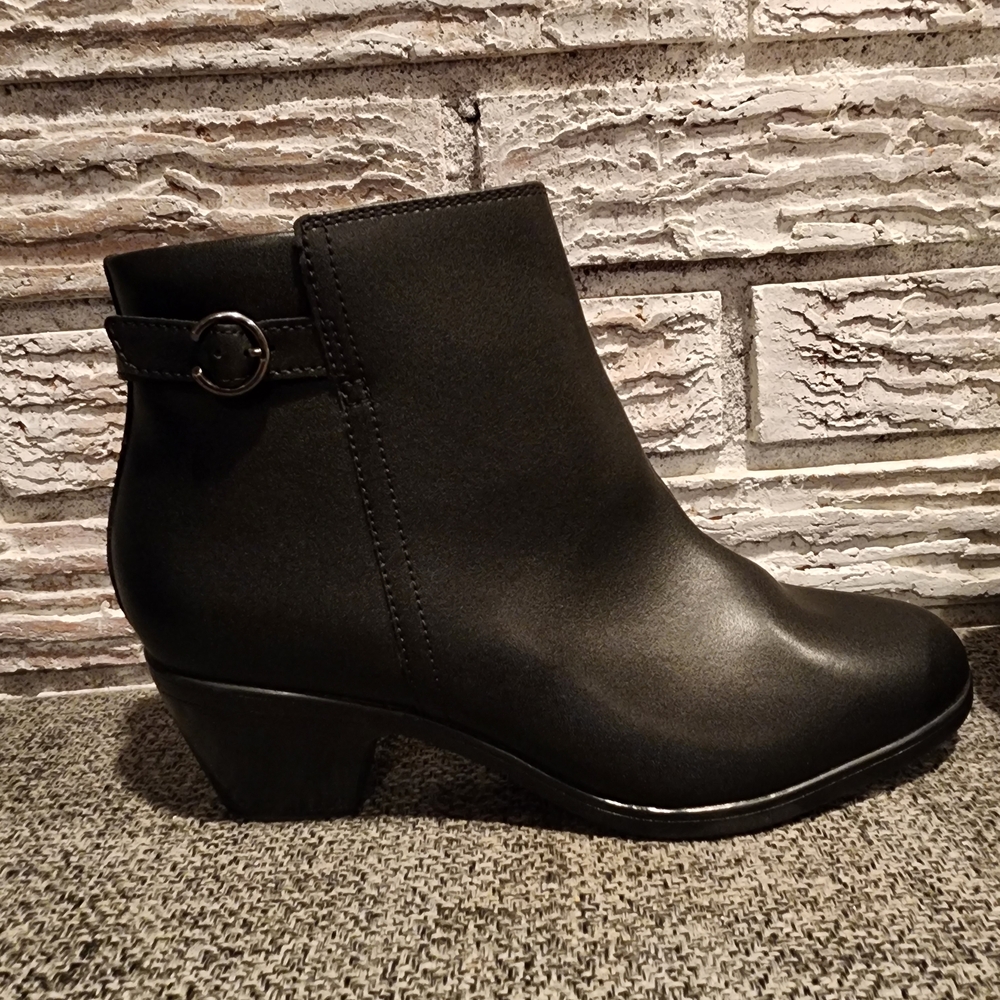 Clarks Black Ankle Booties
